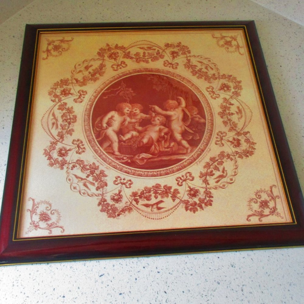 Cherubs Fine Art Print Bacchanale de Cinq Enfants G.B. Cipriani